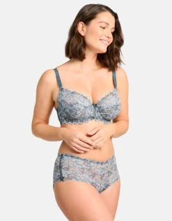 Culotte Haute Dentelle Imprimée Mosaïc Arum 11 Culotte Haute Dentelle Imprimée Mosaïc Arum -Célèbre Lingerie Magasin 707885 C01 zoomx vue3