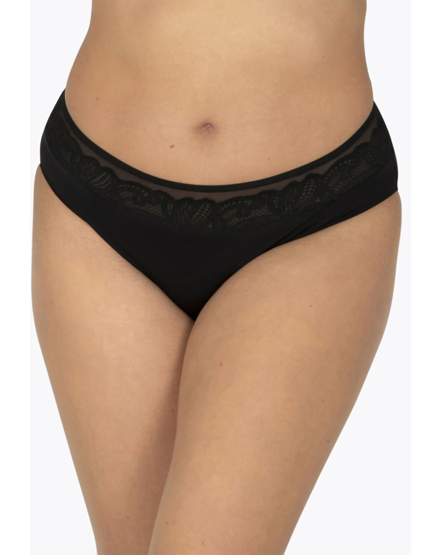 Slip Dentelle Et Microfibre ENVOUTANTE WELL® 3 Slip Dentelle Et Microfibre ENVOUTANTE WELL®