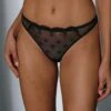 String Brodé Et Tulle Plumetis Lolak -Célèbre Lingerie Magasin 707912 C02 zoomx