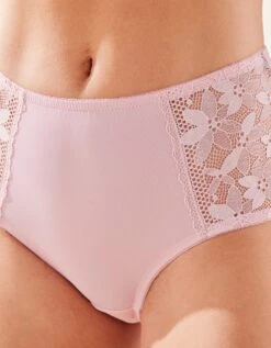 Culotte Taille Haute Microfibre Et Dentelle Manado - Lot De 2 -Célèbre Lingerie Magasin 707920 C03 zoomx vue5